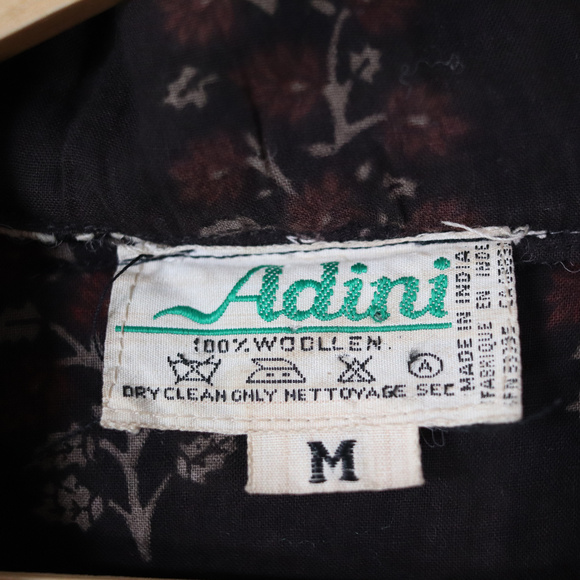 ❌SOLD❌vintage ethnic plaid woven wool jacket S/M - Picture 6 of 8